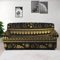 Ethnic Thai Elephant Pattern Print Sofa Cover