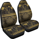 Ethnic Thai Elephant Pattern Print Universal Fit Car Seat Covers