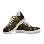 Ethnic Thai Elephant Pattern Print White Sneakers