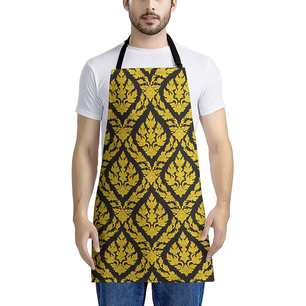 Ethnic Thai Pattern Print Apron