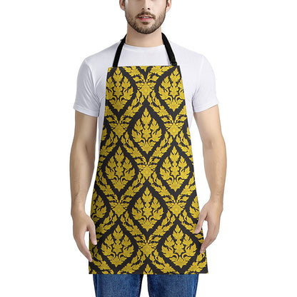 Ethnic Thai Pattern Print Apron