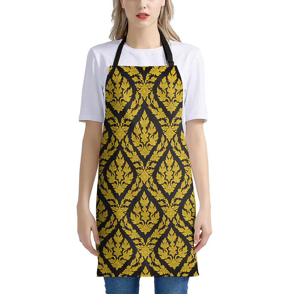 Ethnic Thai Pattern Print Apron