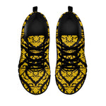 Ethnic Thai Pattern Print Black Sneakers