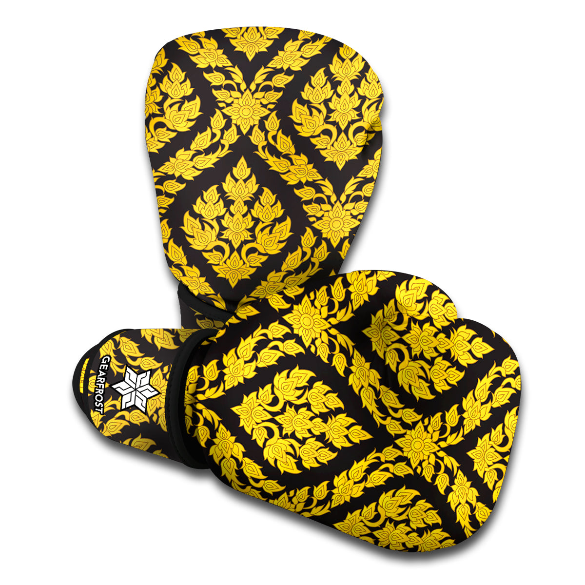 Ethnic Thai Pattern Print Boxing Gloves