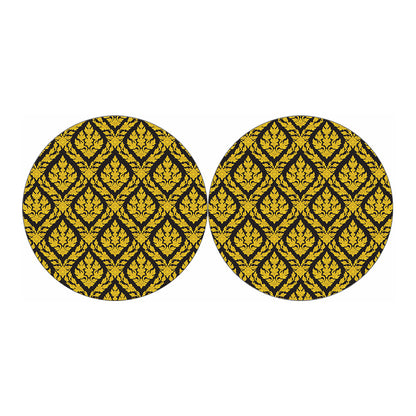 Ethnic Thai Pattern Print Car Coasters