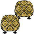 Ethnic Thai Pattern Print Car Headrest Covers