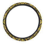 Ethnic Thai Pattern Print Car Steering Wheel Cover