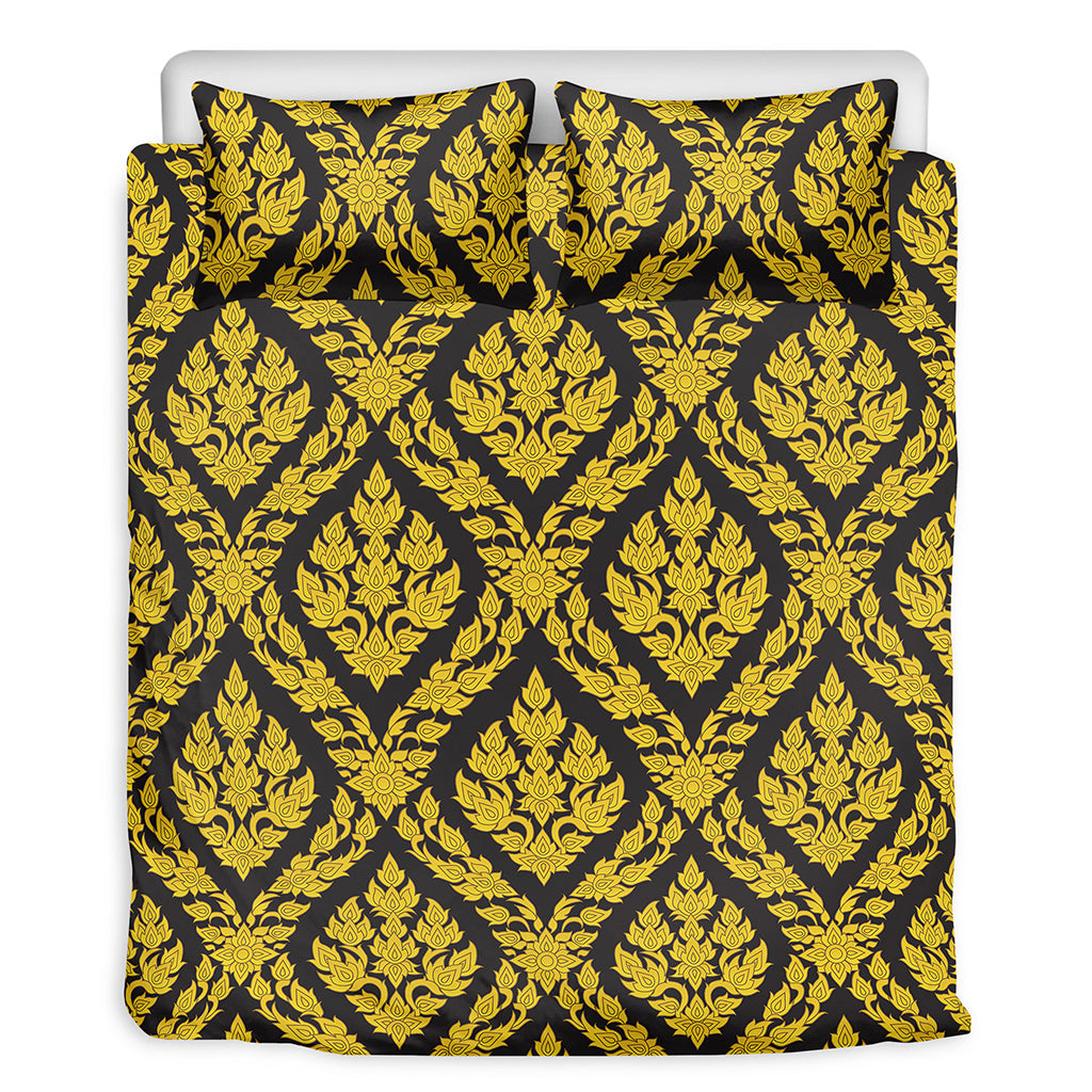 Ethnic Thai Pattern Print Duvet Cover Bedding Set