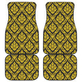 Ethnic Thai Pattern Print Front and Back Car Floor Mats