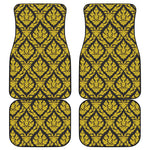 Ethnic Thai Pattern Print Front and Back Car Floor Mats