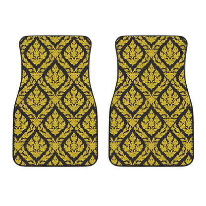 Ethnic Thai Pattern Print Front Car Floor Mats