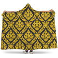 Ethnic Thai Pattern Print Hooded Blanket