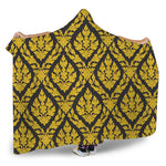 Ethnic Thai Pattern Print Hooded Blanket