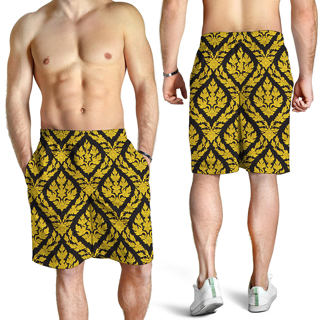 Ethnic Thai Pattern Print Men's Shorts