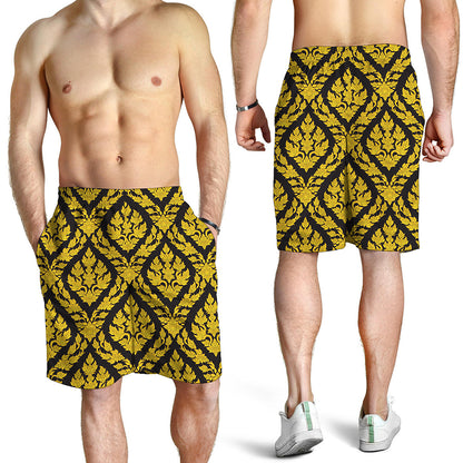 Ethnic Thai Pattern Print Men's Shorts