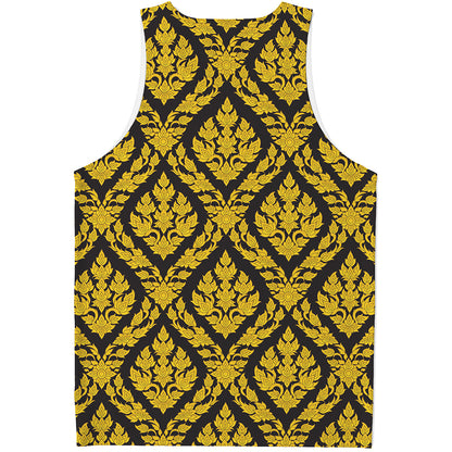 Ethnic Thai Pattern Print Men's Tank Top
