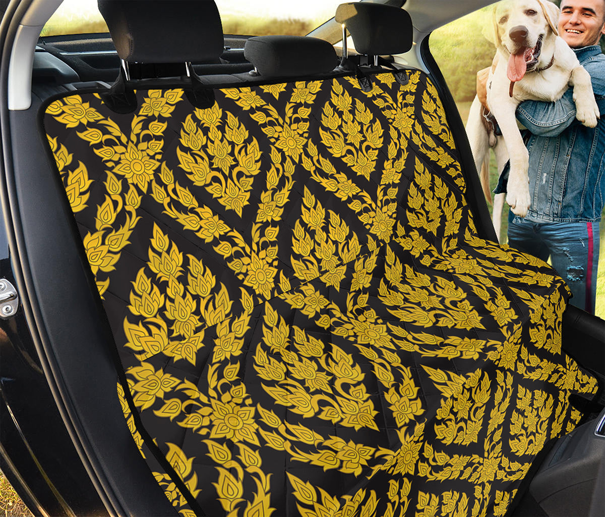 Ethnic Thai Pattern Print Pet Car Back Seat Cover