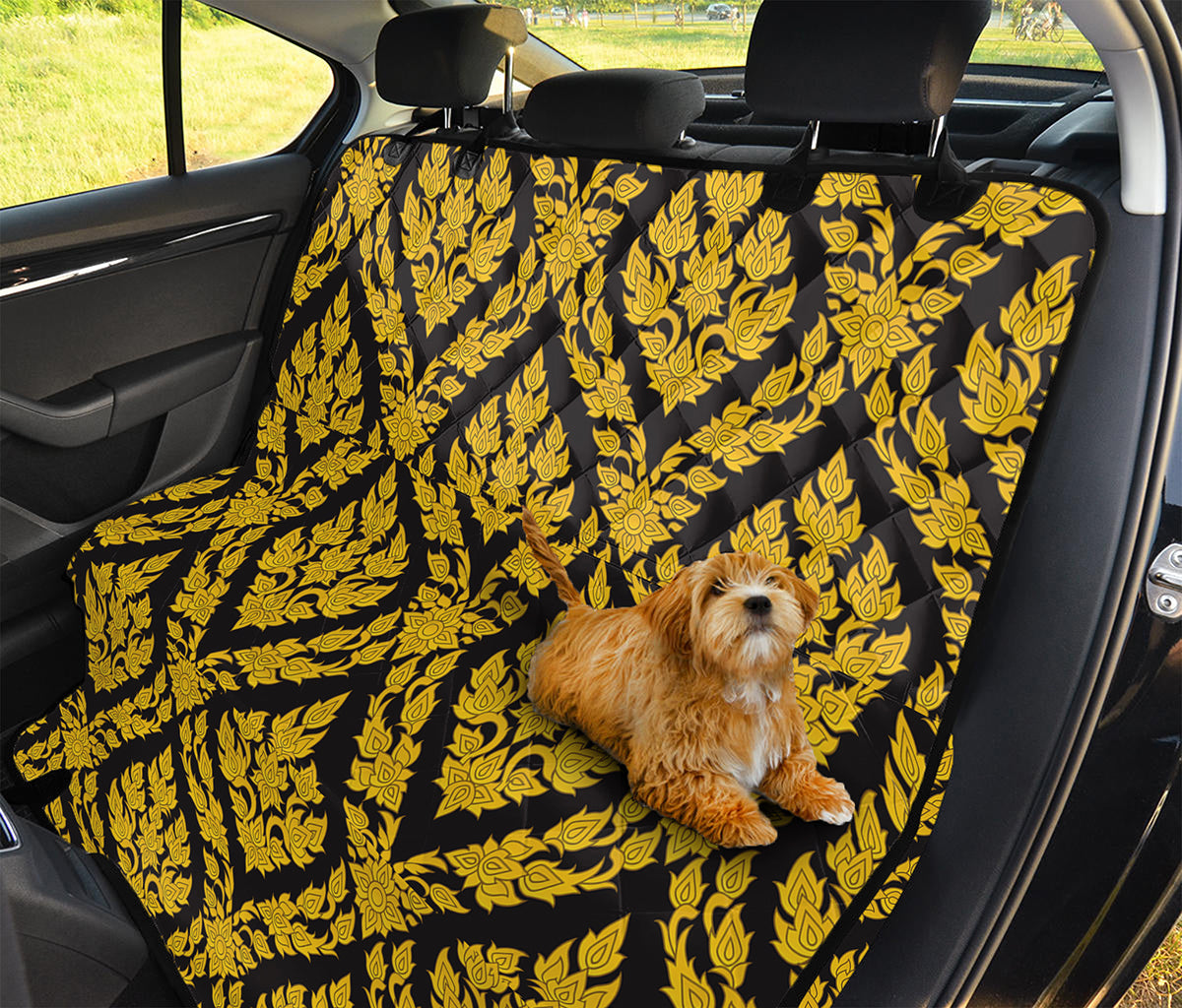 Ethnic Thai Pattern Print Pet Car Back Seat Cover