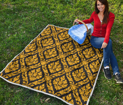 Ethnic Thai Pattern Print Quilt