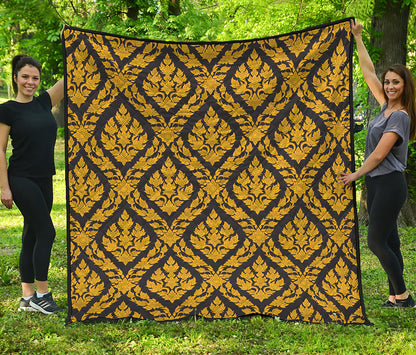 Ethnic Thai Pattern Print Quilt