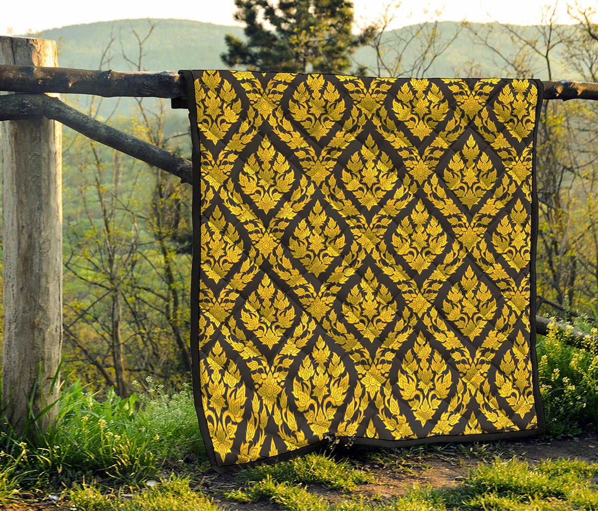 Ethnic Thai Pattern Print Quilt