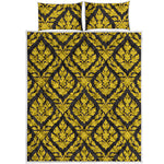 Ethnic Thai Pattern Print Quilt Bed Set