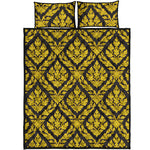 Ethnic Thai Pattern Print Quilt Bed Set