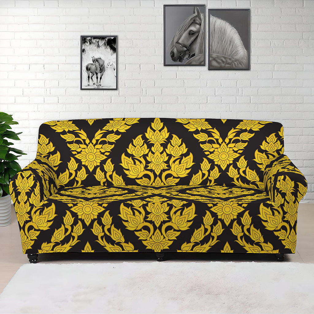 Ethnic Thai Pattern Print Sofa Cover