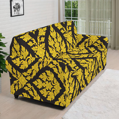 Ethnic Thai Pattern Print Sofa Cover