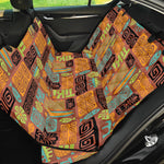 Ethnic Tiki Pattern Print Pet Car Back Seat Cover