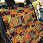 Ethnic Tiki Pattern Print Pet Car Back Seat Cover