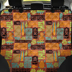Ethnic Tiki Pattern Print Pet Car Back Seat Cover