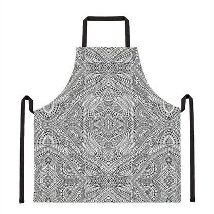Ethnic Zentangle Pattern Print Apron