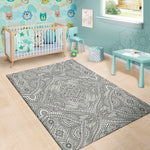 Ethnic Zentangle Pattern Print Area Rug