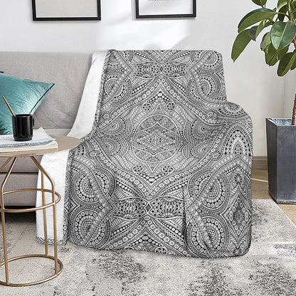 Ethnic Zentangle Pattern Print Blanket