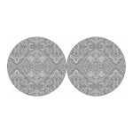 Ethnic Zentangle Pattern Print Car Coasters