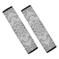 Ethnic Zentangle Pattern Print Car Seat Belt Covers