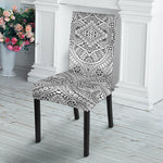 Ethnic Zentangle Pattern Print Dining Chair Slipcover