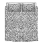 Ethnic Zentangle Pattern Print Duvet Cover Bedding Set