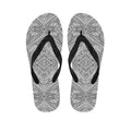 Ethnic Zentangle Pattern Print Flip Flops