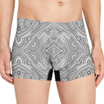 Ethnic Zentangle Pattern Print Men's Boxer Briefs