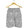 Ethnic Zentangle Pattern Print Men's Shorts