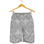 Ethnic Zentangle Pattern Print Men's Shorts