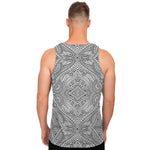 Ethnic Zentangle Pattern Print Men's Tank Top