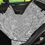 Ethnic Zentangle Pattern Print Pet Car Back Seat Cover