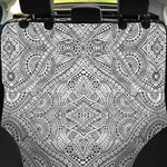 Ethnic Zentangle Pattern Print Pet Car Back Seat Cover