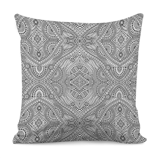 Ethnic Zentangle Pattern Print Pillow Cover