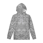 Ethnic Zentangle Pattern Print Pullover Hoodie