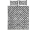 Ethnic Zentangle Pattern Print Quilt Bed Set
