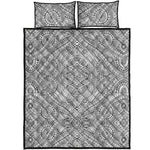 Ethnic Zentangle Pattern Print Quilt Bed Set